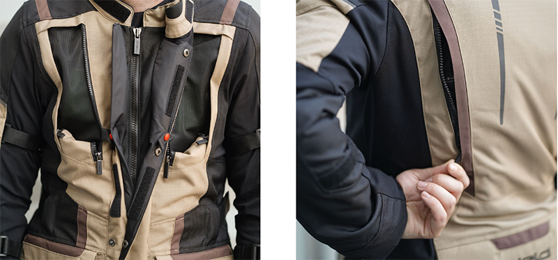 Held Hakuna Matata 3 jacket venting detail